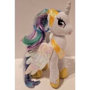 2017 TY My Little Pony Sparkle Princess Celestia 9" Plush Pegasus Stuffed Animal